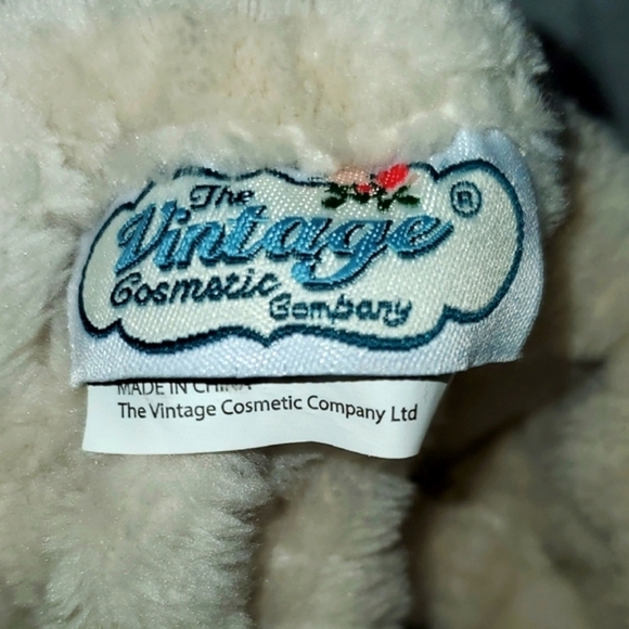 Cream Fuzzy Headband with Bow - Picture 2 of 5